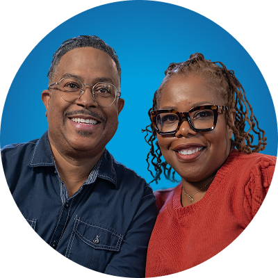 Image of Ryan with his wife and caregiver, Tiffany Image of Ryan standing beside his wife and caregiver, Tiffany