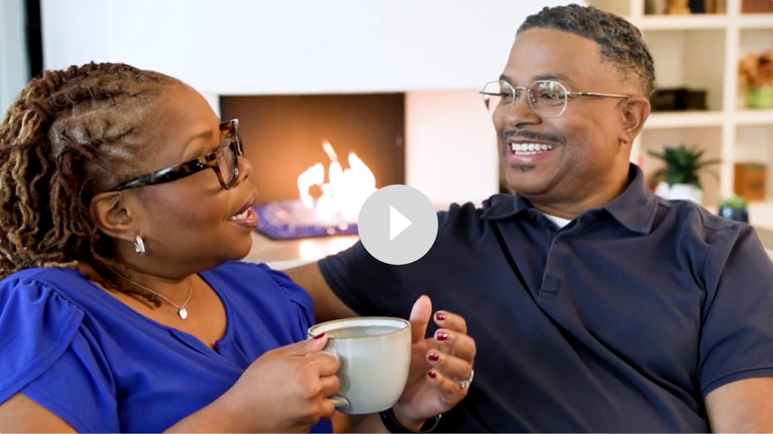 Thumbnail of video of Ryan and Tiffany's treatment journey using Nubeqa (darolutamide)