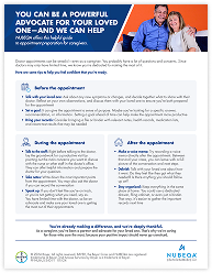 Downloadable NUBEQA® (darolutamide) doctor discussion guide for Caregivers 