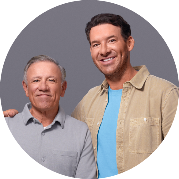 Tony Romo and his dad Ramiro  