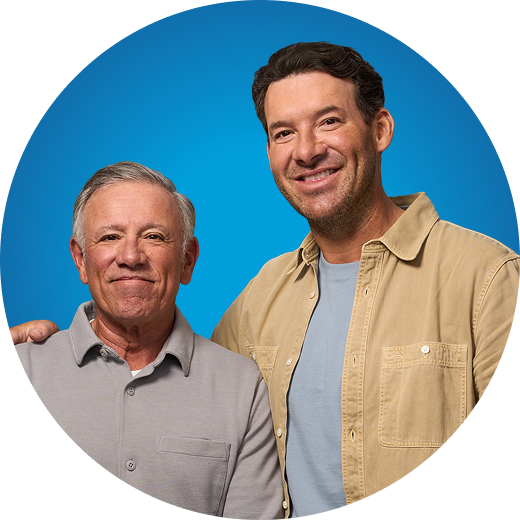 Tony Romo and his dad Ramiro  